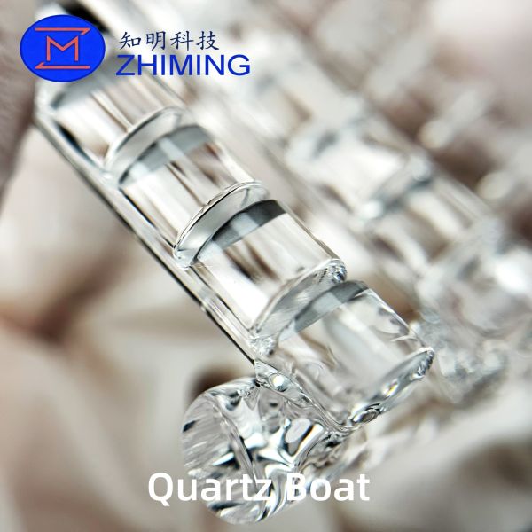 Custom Design Quartz Boats for Semiconductor Processing
