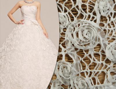 2018 Summer Newest Style Rope  Embroidery Fabric 140cm wide for wedding dress