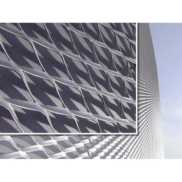 Aluminum Stretching Expanded Sheet Metal Aluminum Facade Exterior Decorative