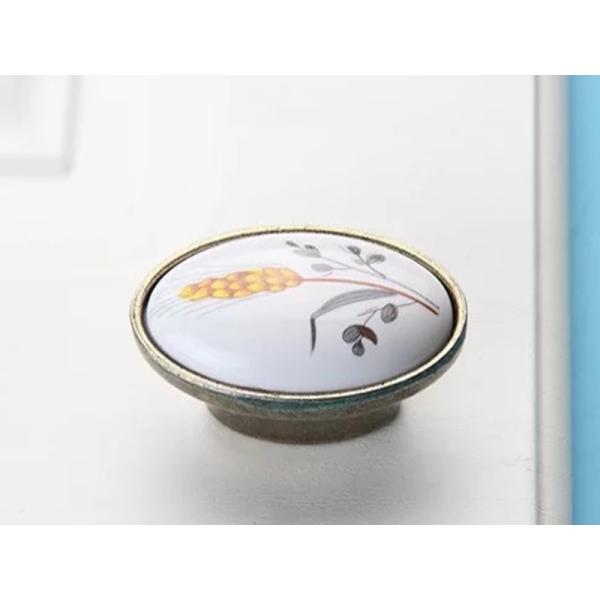 Cabinet Porcelain Handles And Knobs Zinc Dresser Handles Pattern Ceramic Furniture Handles