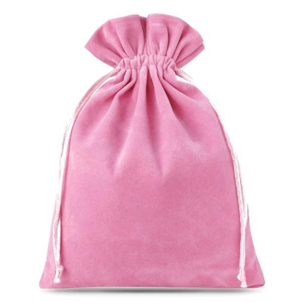 Soft Printed Velvet Flannel Mint Travel Jewelry Drawstring Bag Pouch Necklace Watch Rings