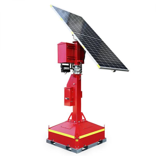 Zero Emissions Portable Solar Light Towers Industrial  Area Lighting Small Solar Light Tower