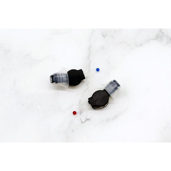 Черные невидимые слуховые аппараты 20H CIC самые небольшие в канале