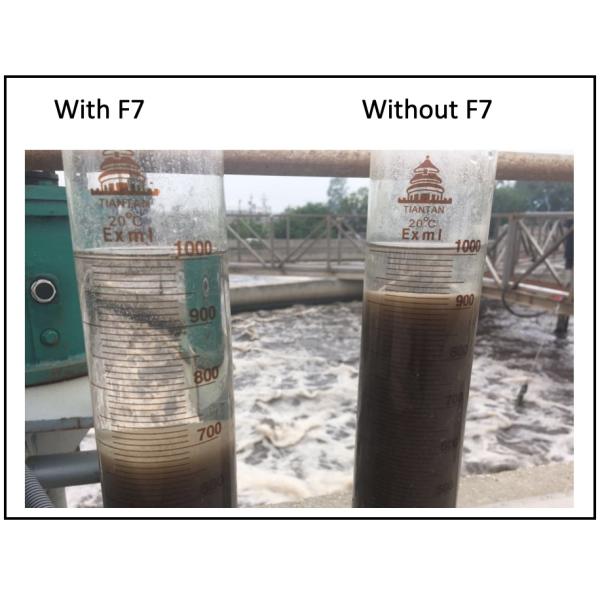 Coagulant inorganique Nanofloc A644 de traitement municipal de boue de Bluwat F7