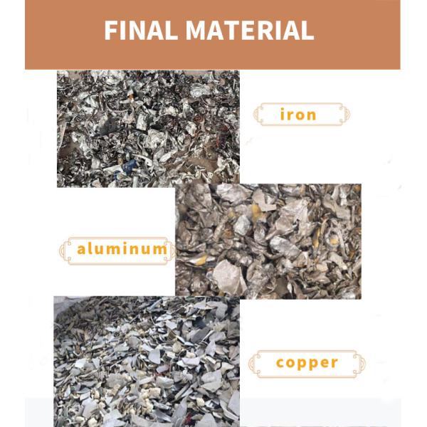 600KG/H Fridge Crush Recycling Machine and Shredder for Electronic Waste Crushing Line