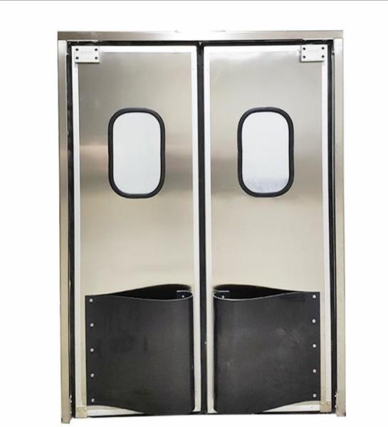 SUS304 Stainless Steel Swing Door Clean Room Customized EPDM Impact Entry Doors
