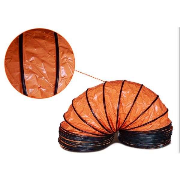 High Temperature Canvas Steel Wire Expansion Hose Smoke Exhaust Fan Soft Air Pipe