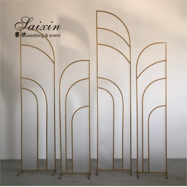 Церковный свадебный фон Цветочное украшение Портативный 4 шт.