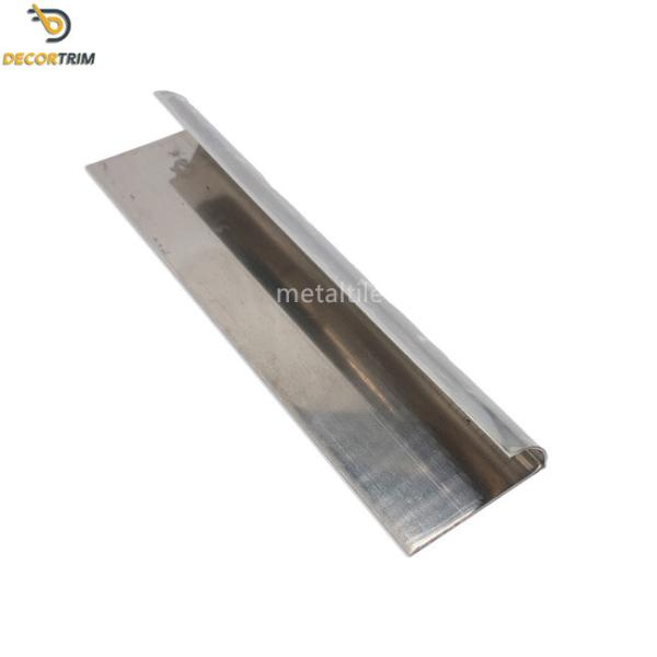 Quadrant 12mm Stainless Steel Tile Trim For Ceramic Edge Decoration Protection