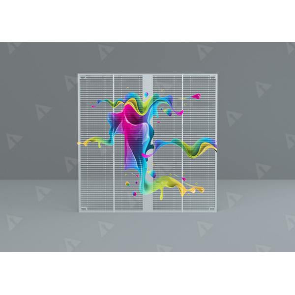 ODM SMD1515 APEXLS Transparent LED Display Screen Front Service