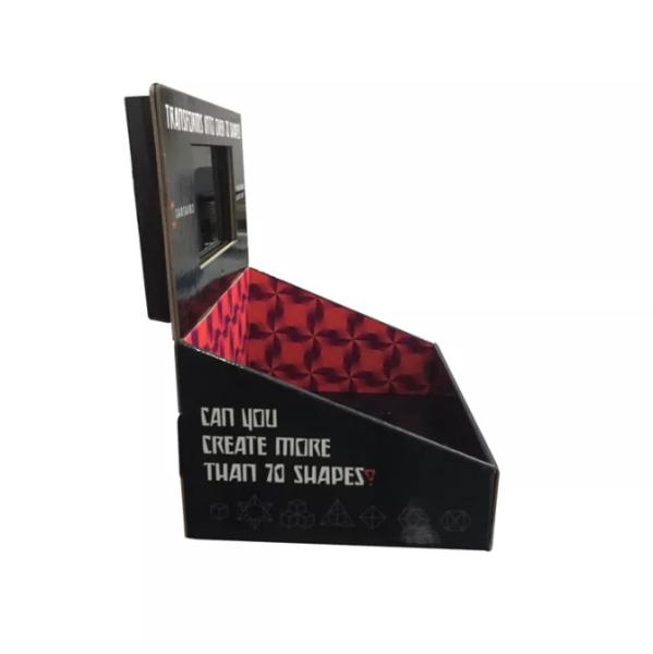 Glossy or Matt Finish Cardboard Countertop Displays With LCD Screen