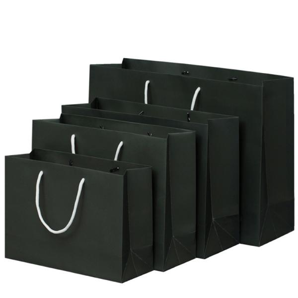 Creatrust Kraft Black Sandwich Coloured Favour Your Own Food Brown Roll Craft Branded Proof Paper Bag Ribbon Logo Grey