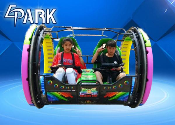 Remote Controlled Intelligent Walking Ride On Car / Rolling Ride Happy Car 3s In Playground And Amusement Center