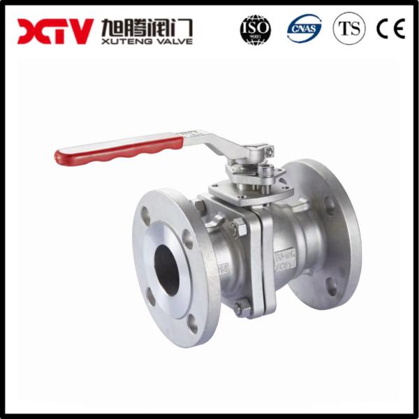Полная оплата DIN Xtv JIS 10K 304 / 316 Фланцевые конечные плавучие шаровые клапаны из нержавеющей стали