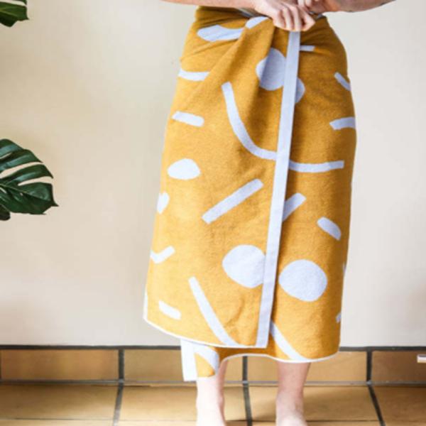 Customizable Weight 280gsm - 600gsm Organic Cotton Family Beach Towel Set in 75x150cm and 80x160cm Sizes