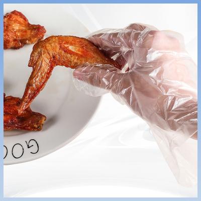 Serviço de alimentação plástico das luvas descartáveis do espaço livre do PE 0.01-0.025mm