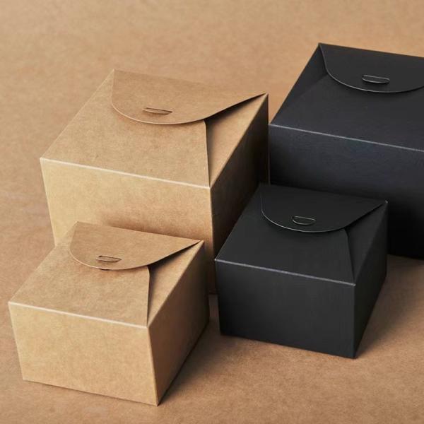 Soap 350gsm Packaging Kraft Paper Box Recycle Handmade Vintage Cardboard Craft Box