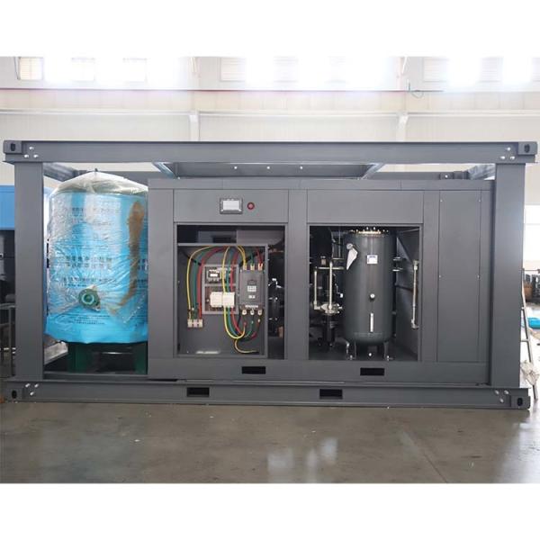 200hp Skid-mounted Screw Air Compressor With Tank And Soft Start