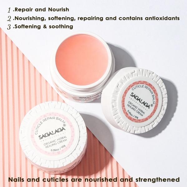 Natural Plant Fragrance Moisturizing Cuticle Nail Treatment Cream for Nails Growth Dry Cuticle Hand Strengthener Products