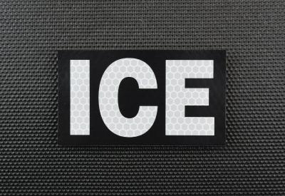 ICE IR Reflective Patch Merrowed Border Twill Fabric Camo Fabric Background