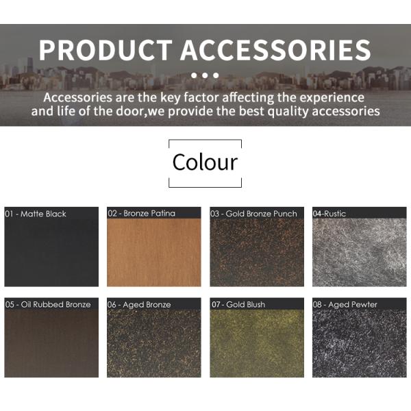 Multifunctional Fiberglass Safety Metal Wrought Iron Front Double Door on Outdoor Wrought Iron Door for Home