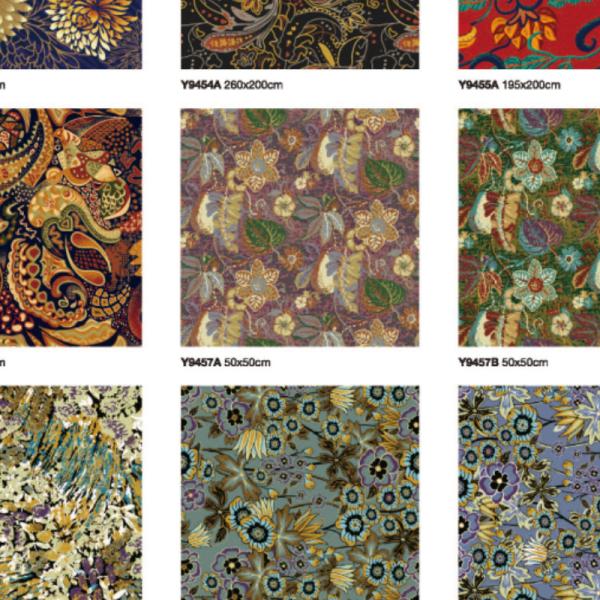 Wall to Wall Tufted Nylon Axminster Carpet for Western Corridor in Colorful Design
