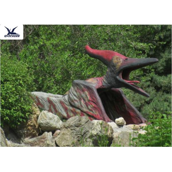 Handmade Cartoon Life Size Fiberglass Statues Dinosaur Fiberglass Resin Statues