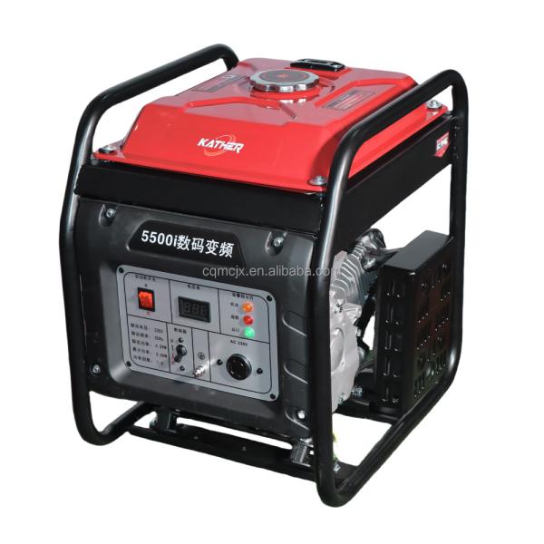 Recoil Open Frame Inverter Generator 5000w 3kva 5kva with and Rated Current of 12V/5A