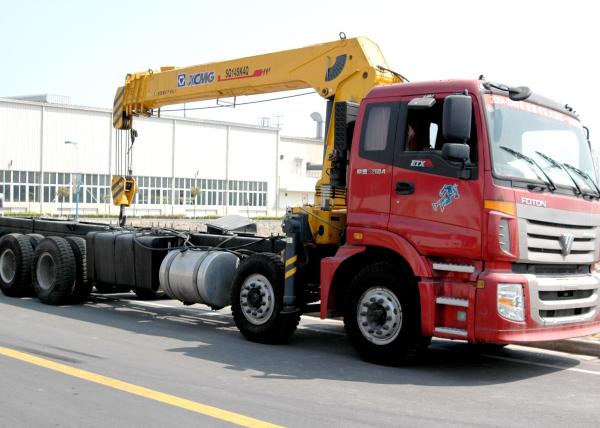 Durable Fast Response Boom Truck Loader Crane , Telescopic Boom Crane