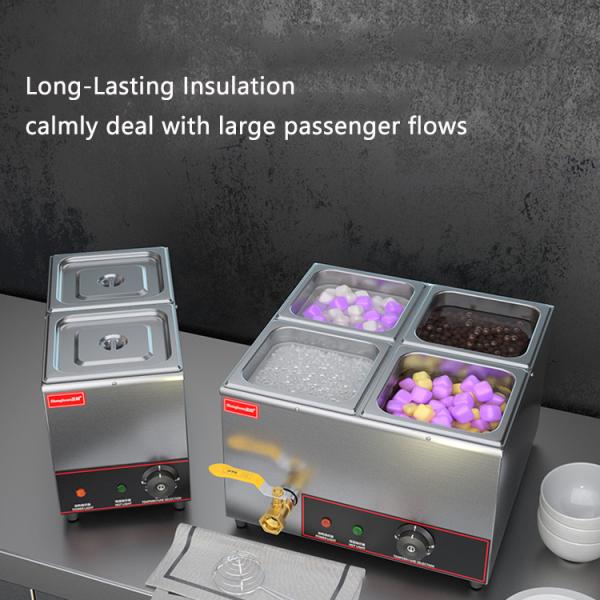 Электрический теплосохранный супный бассейн 2-панельный пищевой обогреватель 565*380*275мм 10 кг для общественного питания