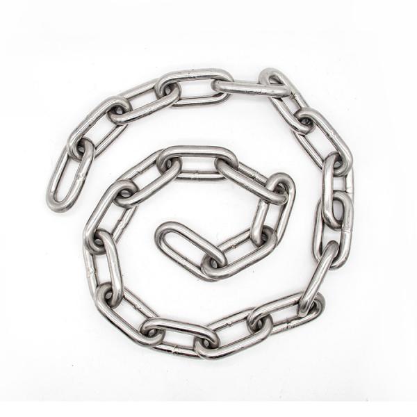Polished Stainless Steel Short Link Chain Easy To Install Rust Resistant