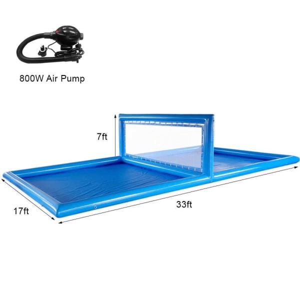 14 Years up Castle Inflatable Sport Field Beach Customized Water Volleyball Court