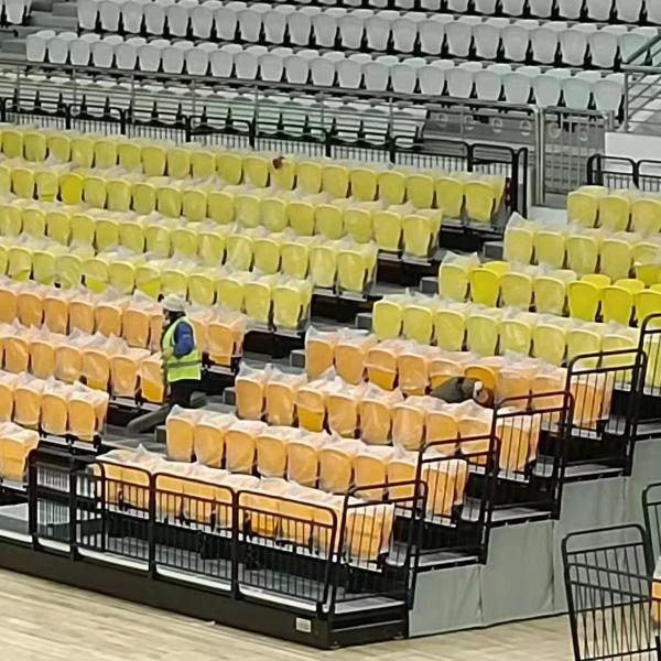 Durable Fixed Stadium Sports Seats with 5 Years Warranty and 45cm Width for Comfortable Stadium Seating