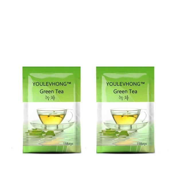 YOULEVHONG Chá verde orgânico Folhas folhas soltas Fair Trade Chá de desintoxicação de ervas