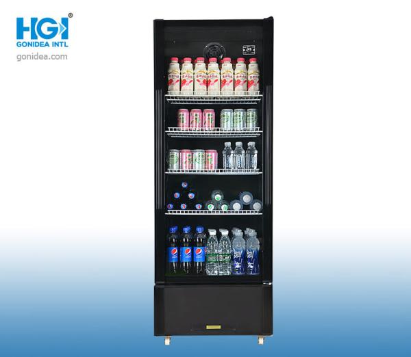 refrigerador de vidro dobro ereto da exposição da porta do mercado 1.6m do refrigerador da mostra 280L