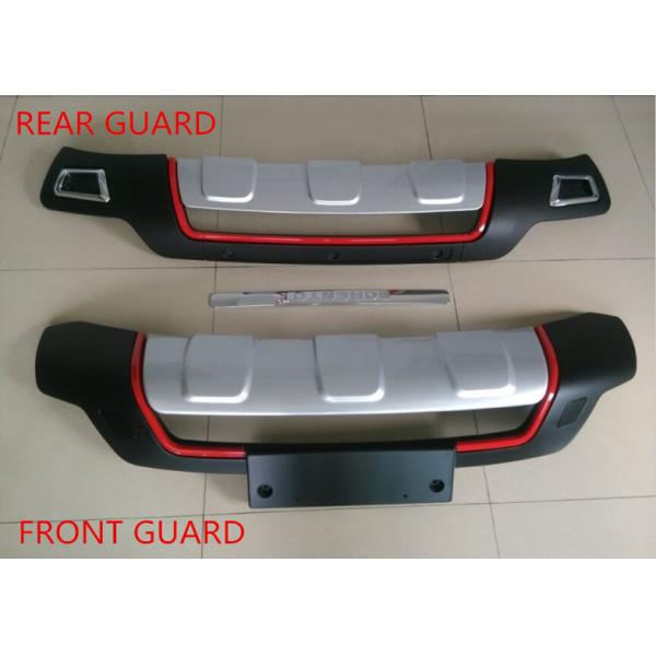 Sport Type Car Bumper Guard For KIA SORENTO 2013 , ABS Front Guard and Rear Guard with Red Trim