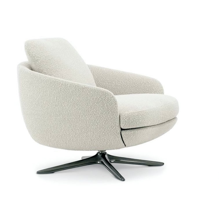 Lounge Sofa Chair single with Armrest Accent Lounge Chair for Living Room, Hotel Lobby, Cafe and Elegant Interior
