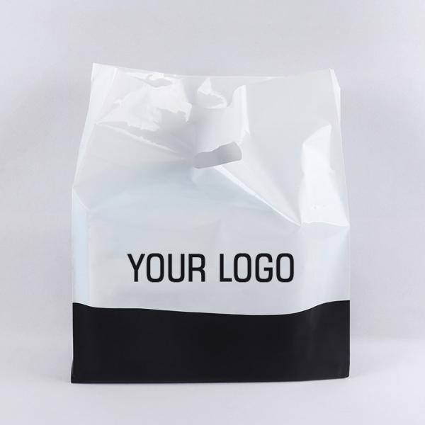 Полиэтиленовые пакеты ручки петли политена Biodegradable для одежды