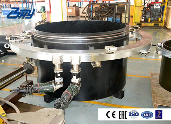 Máquina de corte poderosa portátil da tubulação da parte superior com a instalação rápida pneumática no local