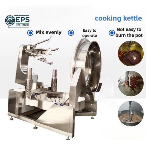 Ketchup Sauce Jacketed Cooking Kettle with Planetary Mixer and Timing Device Included