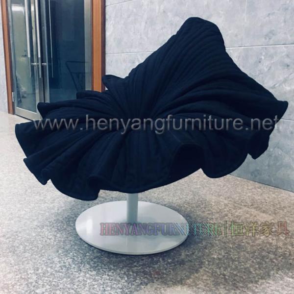 High replica Colorful bloom easy chair flower shape chair bloom lounge chair in fabric modern calssic lougne chair