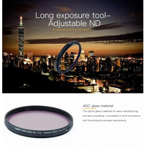 Camera Accessories 67mm Camera Filters ND2X - ND32X For Reducing Light