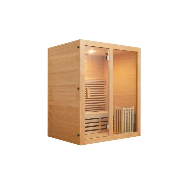 Canadian Hemlock Ozone Saunas Outdoor Sauna And Steam Room For SPA Center