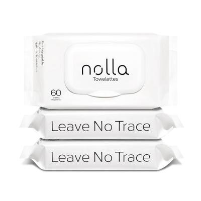 100% Plant Based And Biodegradable Vitamin E Aloe Vera Wet Wipes Soft And Unscented Soothing For Adults And Kids