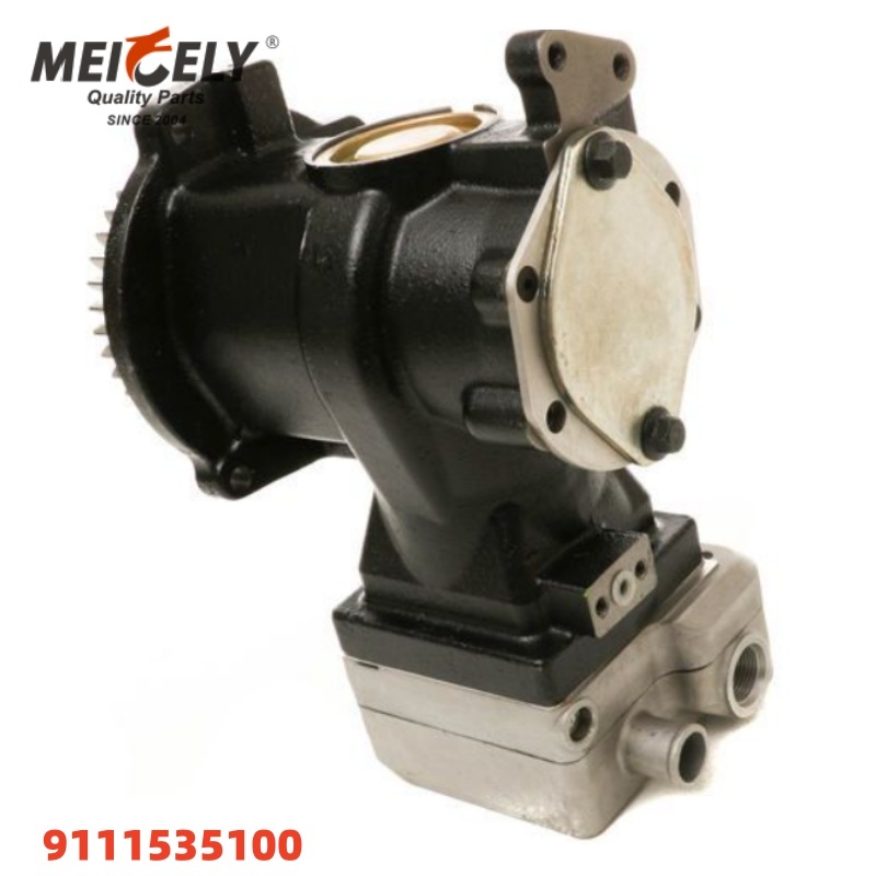 OEM 9111535100 Heavy Duty Single Cylinder Air Compressor for MACK Truck Brake System
