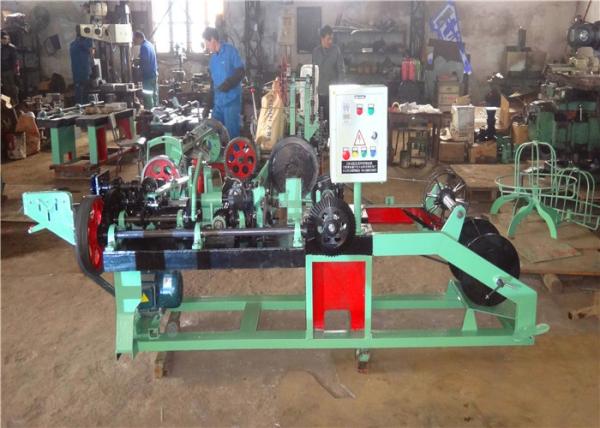 Automatic Barbed Wire Making Machine , Iron Wire Making Machine 3 Inch - 6 Inch Twist