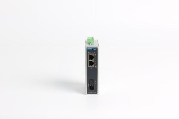 IP30 Casing 2 10/100M Ports Fiber Media Converter Industrial