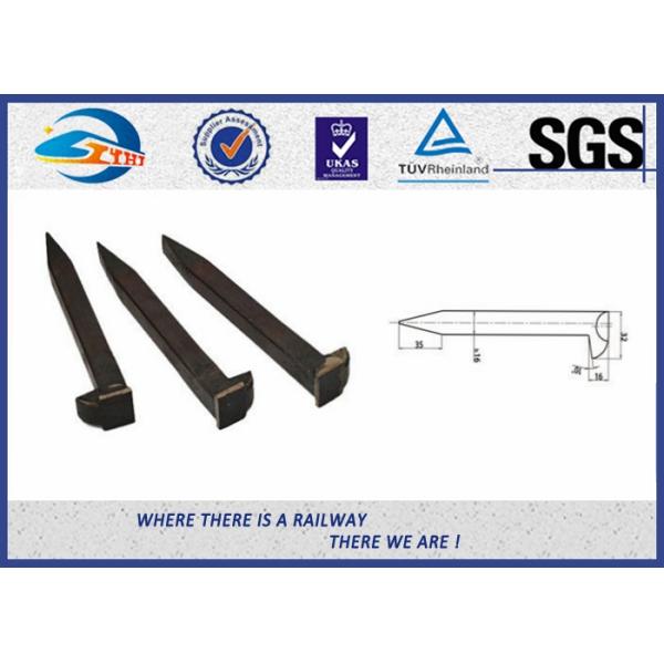 Cubra con cinc los puntos de la pista de ferrocarril de la cera 16 x 16 x 165 doblez frío de 90 grados