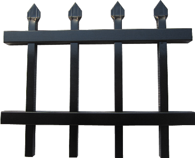 Garrison Security Fencing steel picket Fence for sale 65mm x 65mm x 3000mm post