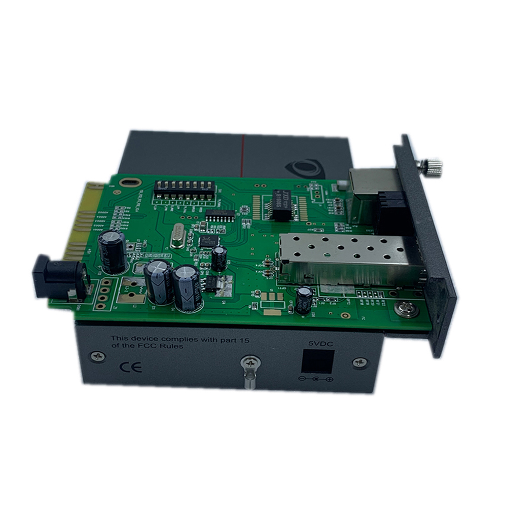 SFP Fiber Optic Ethernet Media Converter Megabit Rack Монтируемый беспроводный LFPT DC5V